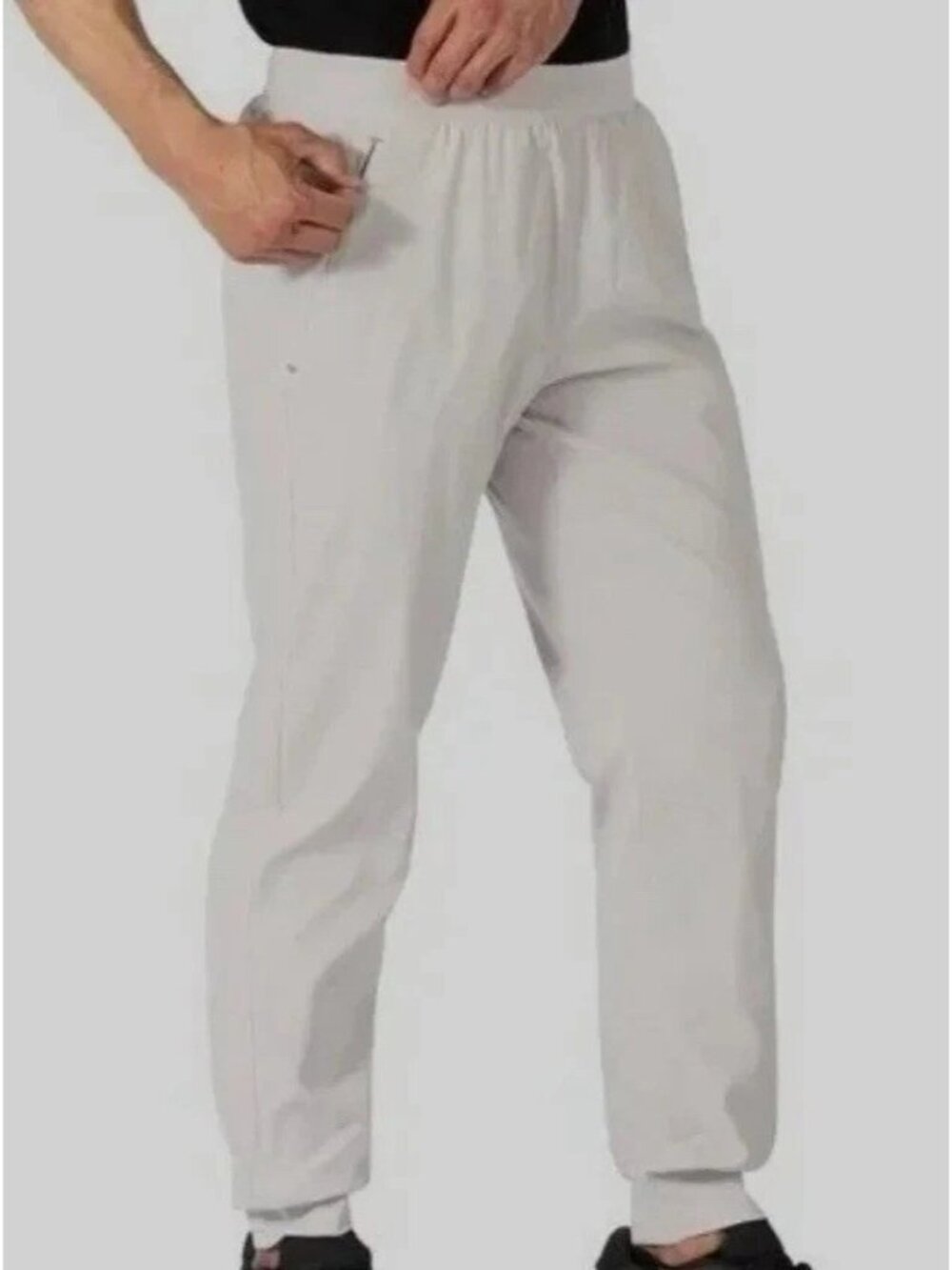 NWT Soybu Performance Jogger Men's L Gray Water-Resistant Stretch Pants